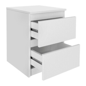 Κομοδίνο Breve Megapap χρώμα λευκό 39,8x41,8x55εκ. - Image 6