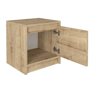 Κομοδίνο Conve Megapap χρώμα sapphire oak 40x35x45εκ. - Image 6