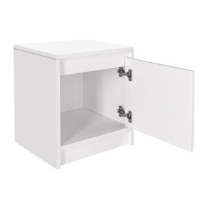 Κομοδίνο Conve Megapap χρώμα λευκό 40x35x45εκ. - Image 6