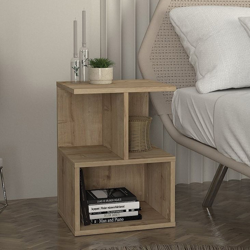 Κομοδίνο - Τραπεζάκι βοηθητικό Entiero Megapap χρώμα sapphire oak 39 Κομοδίνο - Τραπεζάκι βοηθητικό Entiero Megapap χρώμα sapphire oak 39