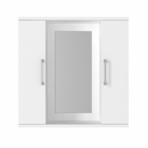 Καθρέπτης μπάνιου Surra Μegapap χρώμα λευκό 65x15,3x65εκ. - Image 7