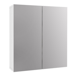 Καθρέπτης μπάνιου Binary Μegapap χρώμα λευκό 60x17