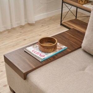 Καναπές - κρεβάτι πολυμορφικός Perenna Megapap τριθέσιος υφασμάτινος χρώμα κρεμ 233x93x83εκ. - Image 6