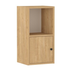 Κομοδίνο Vito Megapap χρώμα sapphire oak 34x30x66,4εκ. - Image 4