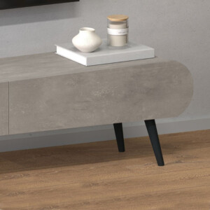 Έπιπλο τηλεόρασης Lotus Megapap χρώμα γκρι ρετρό 120x30x40εκ. - Image 4