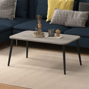 Τραπεζάκι σαλονιού Soul Megapap χρώμα γκρι ρετρό 90x55x41εκ. - Image 3