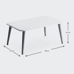 Τραπεζάκι σαλονιού Soul Megapap χρώμα γκρι ρετρό 90x55x41εκ. - Image 4