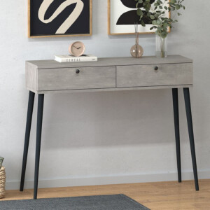 Κονσόλα Alis Megapap χρώμα γκρι ρετρό 110x29x88εκ. - Image 3