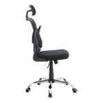 Καρέκλα γραφείου διευθυντική Falcon Megapap με ύφασμα Mesh χρώμα μαύρο 68x65x119/129εκ. - Image 6