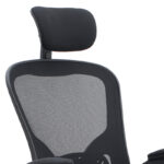 Καρέκλα γραφείου διευθυντική Falcon Megapap με ύφασμα Mesh χρώμα μαύρο 68x65x119/129εκ. - Image 8