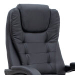 Καρέκλα γραφείου διευθυντική Daria Megapap με υποπόδιο από τεχνόδερμα χρώμα μαύρο 65x65x117/127εκ. - Image 11