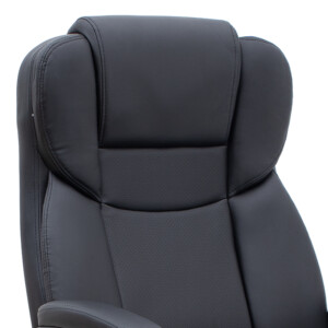 Καρέκλα γραφείου διευθυντική Morgan Megapap από τεχνόδερμα χρώμα μαύρο 67x65x112/122εκ. - Image 10