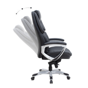 Καρέκλα γραφείου διευθυντική Duke Megapap από τεχνόδερμα χρώμα μαύρο 72x70x120/125εκ. - Image 7