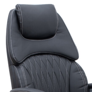 Καρέκλα γραφείου διευθυντική Duke Megapap από τεχνόδερμα χρώμα μαύρο 72x70x120/125εκ. - Image 8