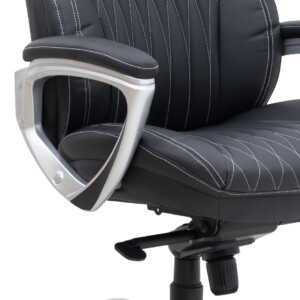 Καρέκλα γραφείου διευθυντική Duke Megapap από τεχνόδερμα χρώμα μαύρο 72x70x120/125εκ. - Image 9