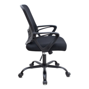 Καρέκλα γραφείου Freda Megapap με ύφασμα Mesh χρώμα μαύρο 65x65x90/100εκ. - Image 5