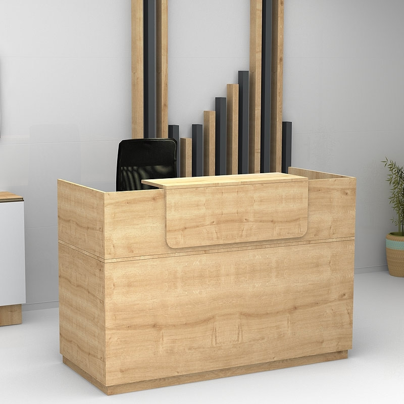 Γραφείο υποδοχής - reception Lemmon Megapap χρώμα φυσικό οξιάς 120x70x110εκ. Γραφείο υποδοχής - reception Lemmon Megapap χρώμα φυσικό οξιάς 120x70x110εκ.