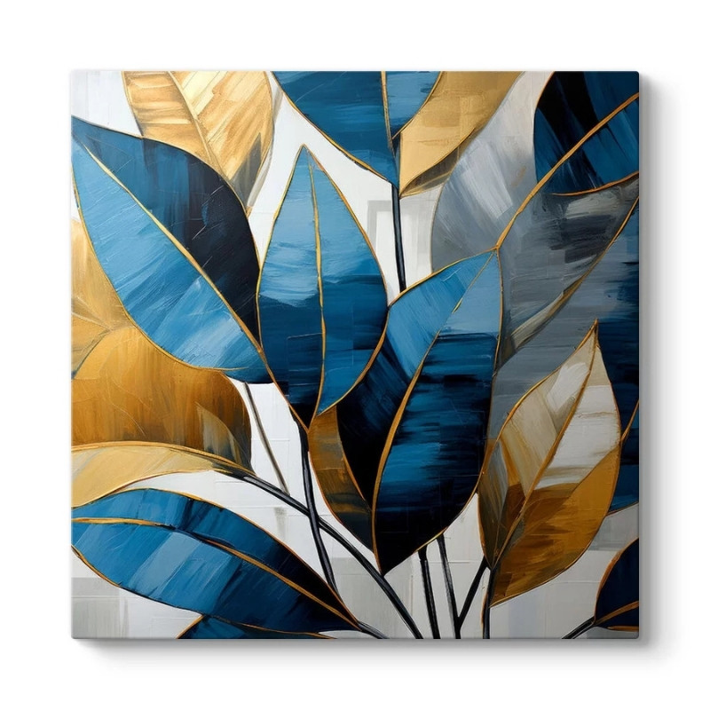 Πίνακας σε καμβά "Botanical Leaves" Megapap ψηφιακής εκτύπωσης 100x100x3εκ. Πίνακας σε καμβά "Botanical Leaves" Megapap ψηφιακής εκτύπωσης 100x100x3εκ.