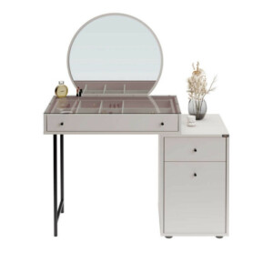 Τουαλέτα με καθρέπτη Dior Megapap χρώμα λευκό του πάγου 108x45x130εκ. - Image 7