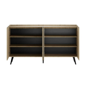 Μπουφές Luna Megapap χρώμα florida oak 180x43x100εκ. - Image 5