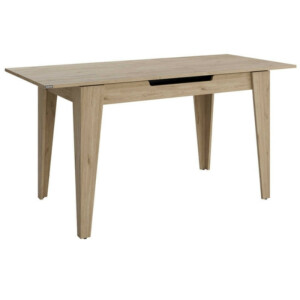 Τραπέζι Trendline Megapap επεκτεινόμενο χρώμα oak 120/150x70x75εκ. - Image 6