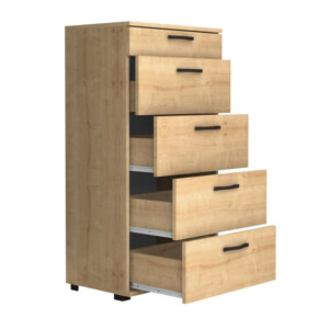 Συρταριέρα Helia Megapap χρώμα φυσικό οξιάς 60x44x108εκ. - Image 7