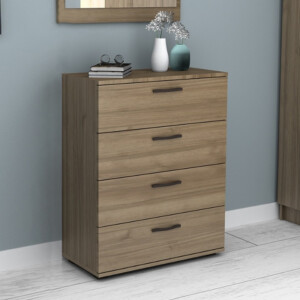 Συρταριέρα Velika Megapap χρώμα καρυδί 73x44x96εκ. - Image 3