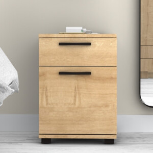 Κομοδίνο - συρταριέρα γραφείου Veto Megapap χρώμα φυσικό οξιάς 40x39x57εκ. - Image 4