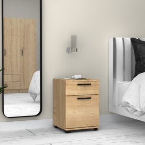 Κομοδίνο - συρταριέρα γραφείου Veto Megapap χρώμα φυσικό οξιάς 40x39x57εκ. - Image 5