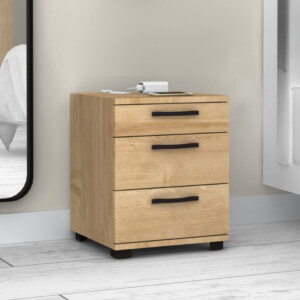 Κομοδίνο - συρταριέρα γραφείου Roco Megapap χρώμα φυσικό οξιάς 40x39x57εκ. - Image 5