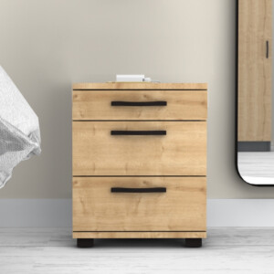 Κομοδίνο - συρταριέρα γραφείου Roco Megapap χρώμα φυσικό οξιάς 40x39x57εκ. - Image 6