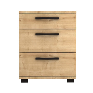 Κομοδίνο - συρταριέρα γραφείου Roco Megapap χρώμα φυσικό οξιάς 40x39x57εκ. - Image 8