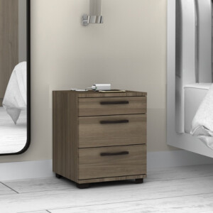 Κομοδίνο - συρταριέρα γραφείου Roco Megapap χρώμα καρυδί 40x39x57εκ. - Image 5