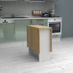 Τραπέζι Pepe Megapap επεκτεινόμενο χρώμα λευκό - φυσικό οξιάς 28(56+56)x77x75εκ. - Image 4