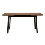 Τραπέζι Jemmy Megapap επεκτεινόμενο χρώμα καρυδί - μαύρο 120/153x75x77εκ. - Image 5