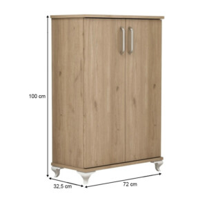 Παπουτσοθήκη - Ντουλάπι Jack Megapap χρώμα φυσικό 72x32,5x100εκ. - Image 5