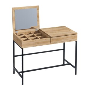 Τουαλέτα με καθρέπτη Linda Megapap χρώμα φυσικό οξιάς 100x45x74εκ. - Image 6