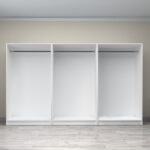 Ντουλάπα ρούχων Victoria Megapap εξάφυλλη χρώμα λευκό 300x60x181εκ. - Image 3