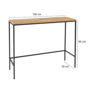 Κονσόλα Canva Megapap χρώμα atlantic pine 100x30x80εκ. - Image 5