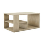 Τραπεζάκι σαλονιού Rodom Megapap χρώμα travertine 80x50x40εκ. - Image 4