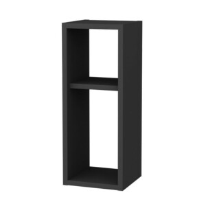 Κομοδίνο επιτοίχιο Sault Megapap χρώμα ανθρακί 23,2x22x59,6εκ. - Image 4