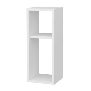 Κομοδίνο επιτοίχιο Sault Megapap χρώμα λευκό 23,2x22x59,6εκ. - Image 4