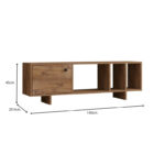 Έπιπλο τηλεόρασης Folsom Megapap χρώμα atlantic pine 140x29,9x45εκ. - Image 6