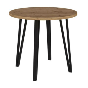 Τραπέζι Xana Megapap χρώμα sepet oak Ø90x77,5εκ. - Image 5