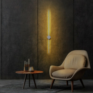 Απλίκα τοίχου Led Trooper Megapap μεταλλική χρώμα γκρι 7x10x91εκ. - Image 4