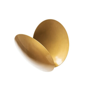 Απλίκα τοίχου Led Mimoza Megapap μεταλλική χρώμα χρυσό 25x16x25εκ. - Image 6