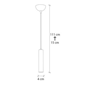 Φωτιστικό οροφής Lizy Megapap E27 μεταλλικό μονόφωτο χρώμα χρυσό vintage Ø4x111εκ. - Image 5
