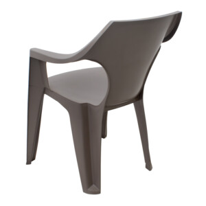 Πολυθρόνα πολυπροπυλενίου Dante χρώμα cappuccino 57x55x79εκ. - Image 3