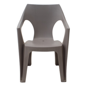 Πολυθρόνα πολυπροπυλενίου Dante χρώμα cappuccino 57x55x79εκ. - Image 4