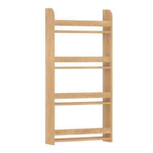 Επιτοίχια βιβλιοθήκη - ραφιέρα Montessori Megapap χρώμα sapphire oak 60x15x120εκ. - Image 3